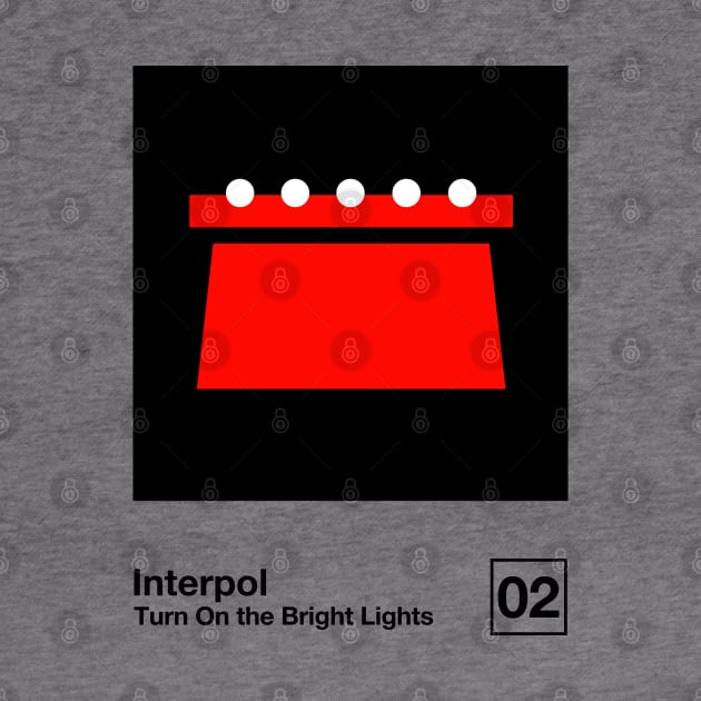 Turn On The Bright Lights / Minimalist Style Graphic Artwork Design by saudade